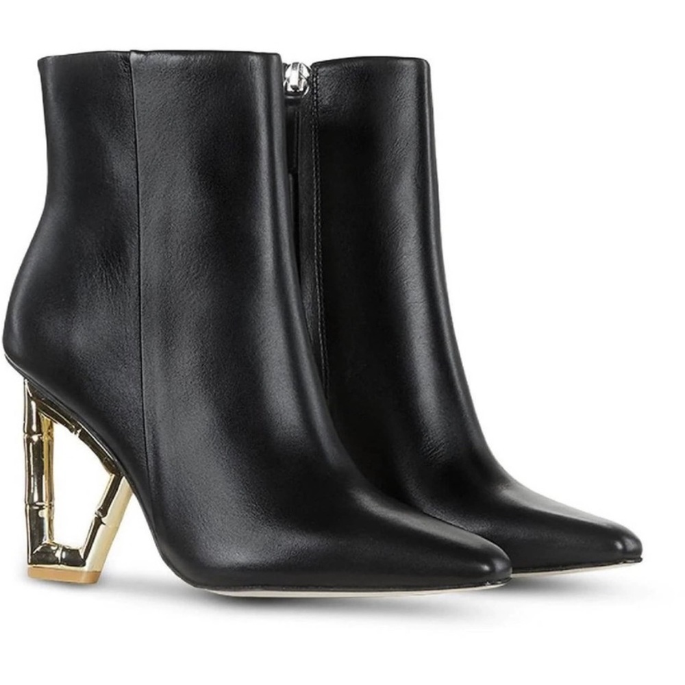 ✨Cult Gaia (NWT) Valeska Leather ankle booties Size 5✨ - Picture 2 of 6